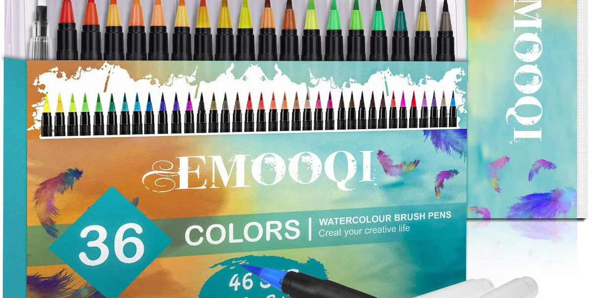 Stock Clearance / Loose pack] 36pcs Water Color Pens Set Brush Art