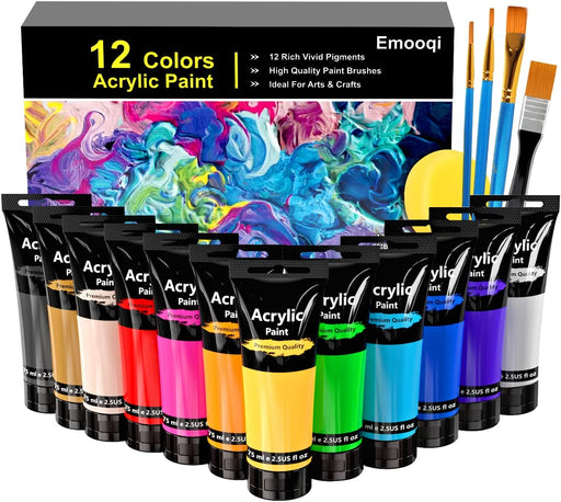 Master's Touch 24 Count Acrylic Paint Set 12Ml 0.4 Oz Tubes Art Painting  Craft